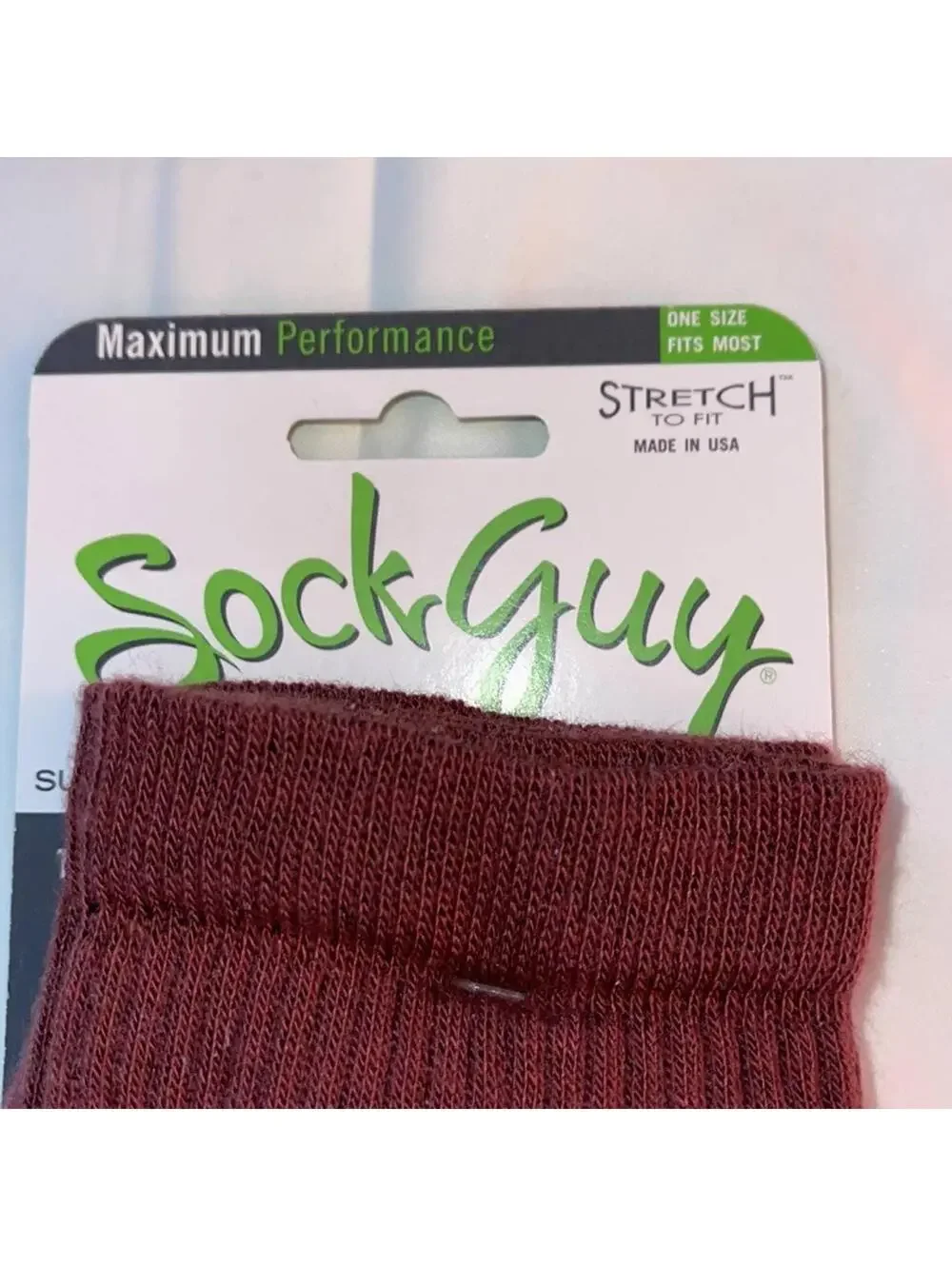 Sock Guy Boys Maroon lacrosse Socks NWT